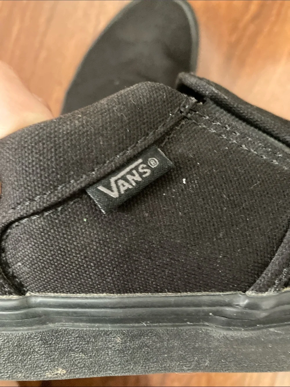 Vans Classic Slip-On Shoes - Black Sz 10
